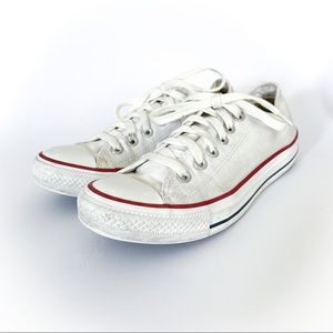 White Converse size 7.5